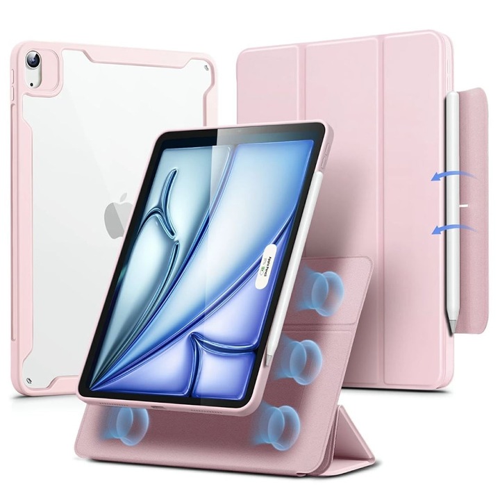 Husa pentru iPad Air 4 (2020) / Air 5 (2022) / Air 11 (2024) - ESR Rebound Hybrid - Pink