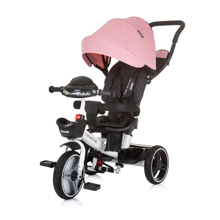 Tricicleta CHIPOLINO Be Active, roz lenjerie roz
