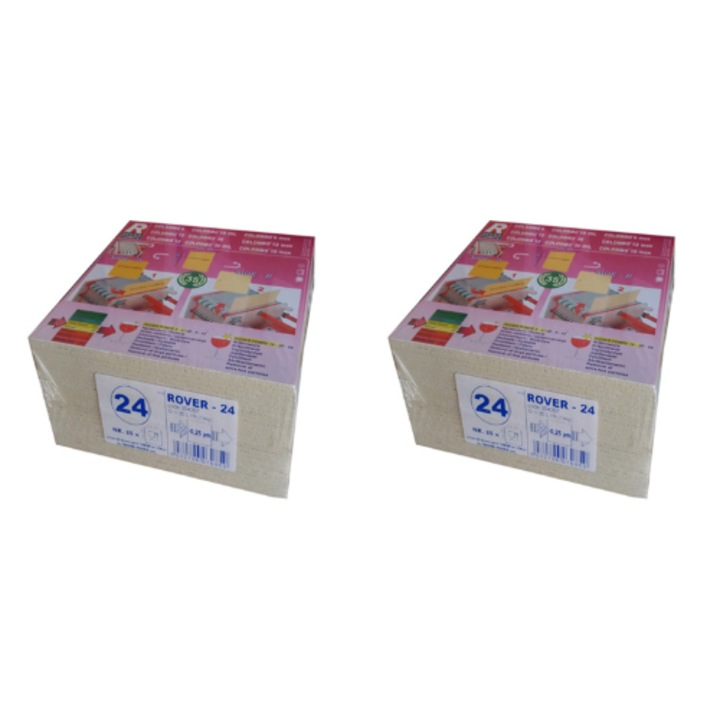 Set 50 placi filtrante 20x20 cm Rover 24, etapa 3, filtrare superfina, 0.25 microni, 004207, Italia