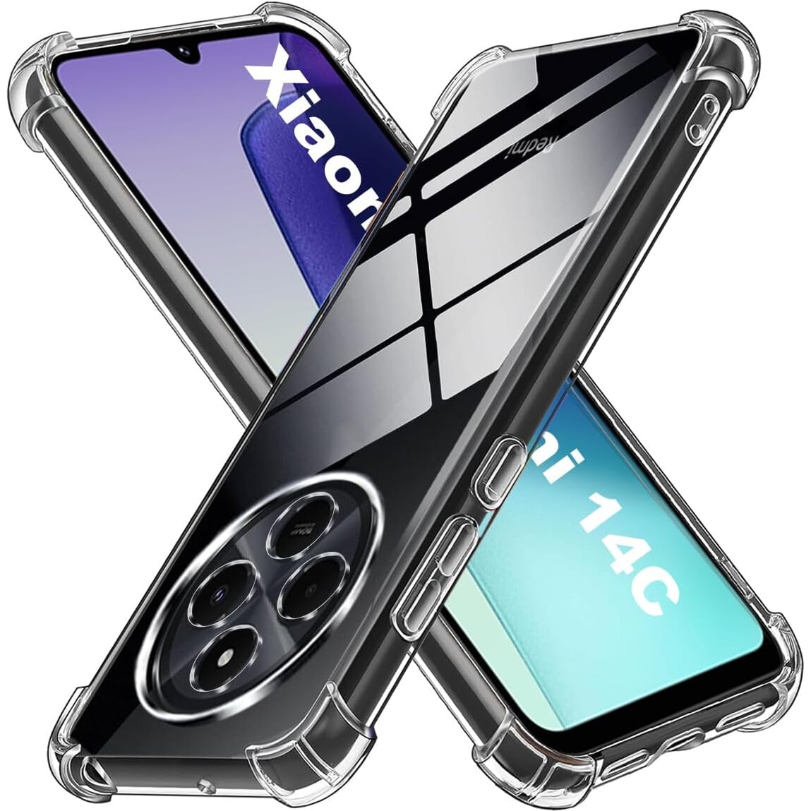 Husa pentru Xiaomi Redmi 14C Anti-Shock 1.5mm reinforced 4 corners clear