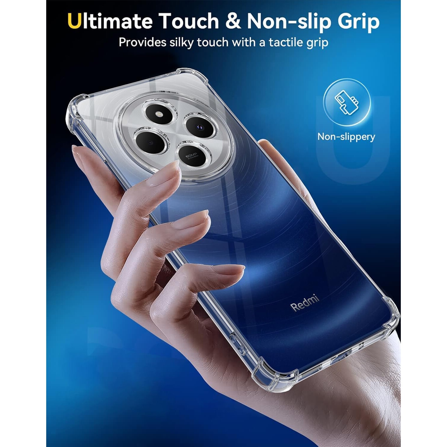 Husa pentru Xiaomi Redmi 14C Anti-Shock 1.5mm reinforced 4 corners clear