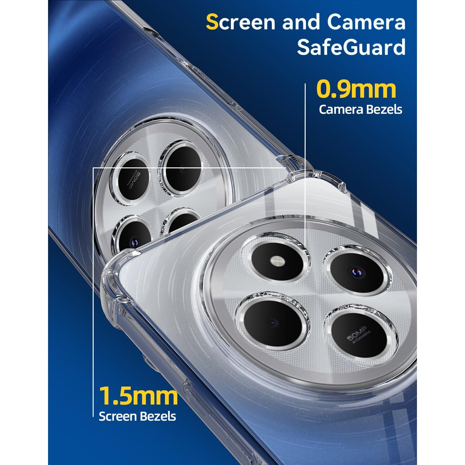 Husa pentru Xiaomi Redmi 14C Anti-Shock 1.5mm reinforced 4 corners clear