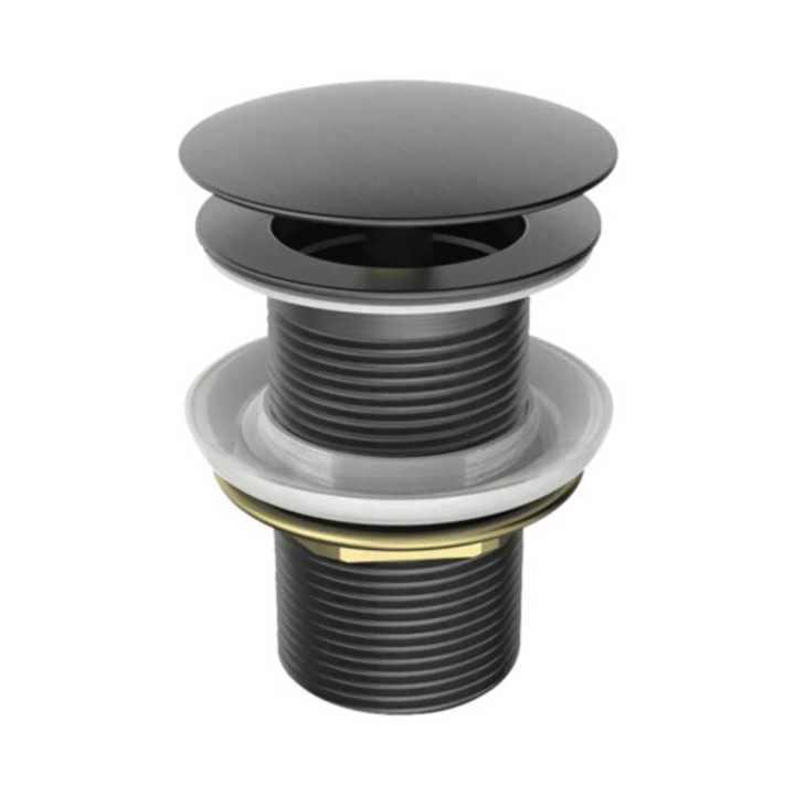 Ventil Jungborn Click-clack 1 1/4", Pentru Lavoar Omega, Lambda Si Iota, Grafit Mat