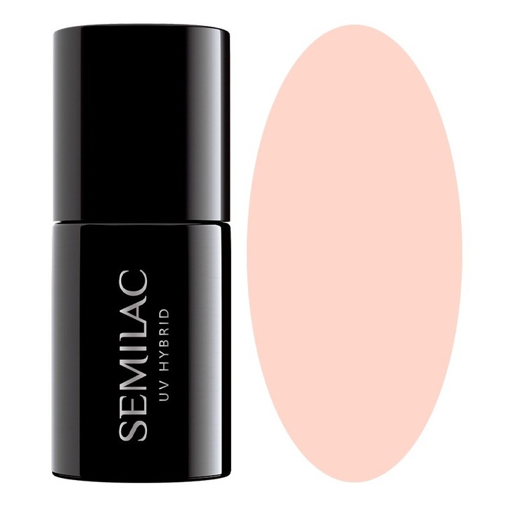 Lac de unghii hibrid Semilac 575 Bridesmaid Like You, roz deschis, 7ml