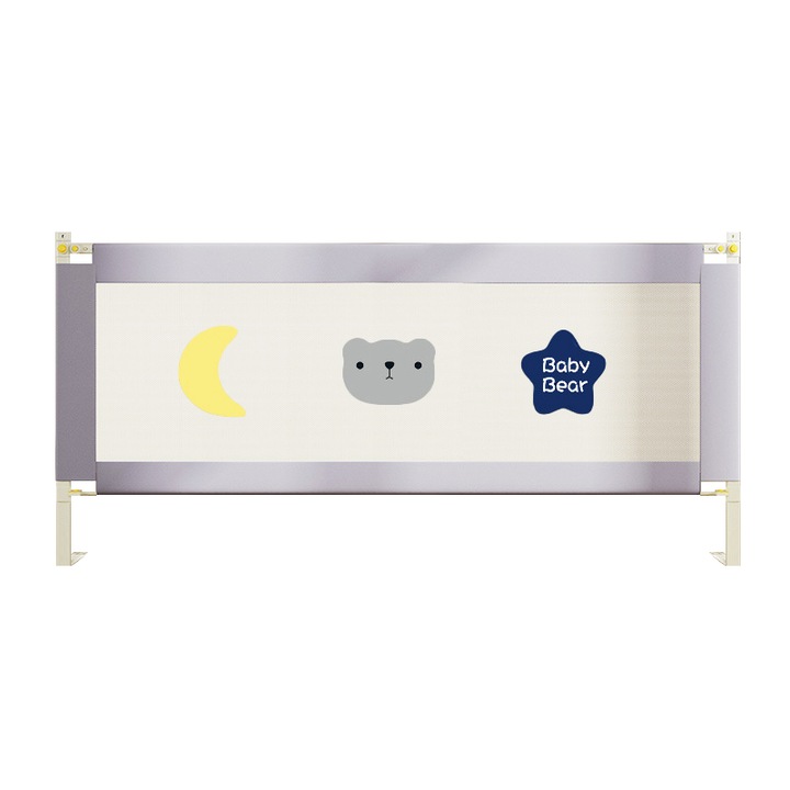 Решетка за легло Momcbebe, регулируема 30 стъпки, 93x200см, многоцветна