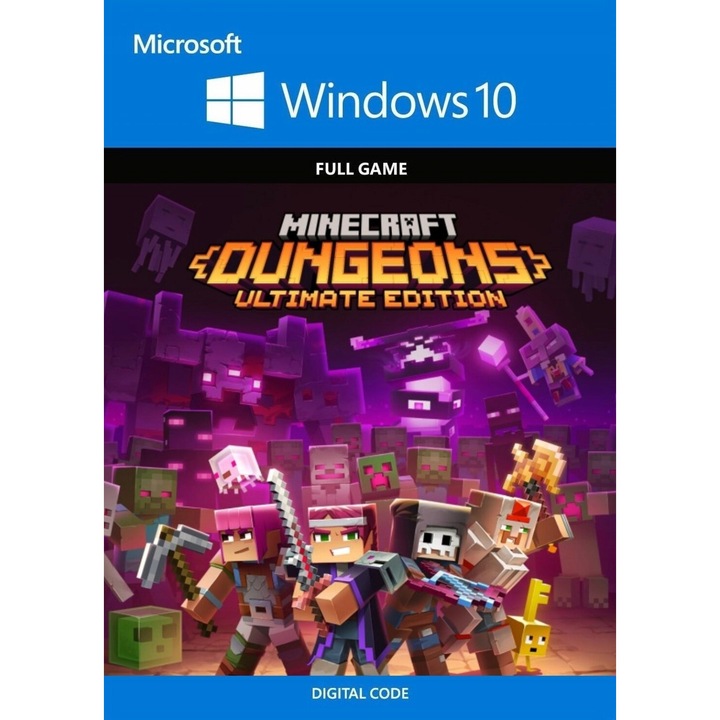 Licenta Joc Minecraft Dungeons Ultimate Edition Pc Key Microsoft Store (Cod Activare Instant)