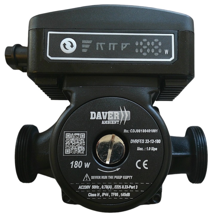 Комплект Smart Efficiency Daver с електронна помпа 180W, WiFi контролер с температурен сензор, 2,4GHz
