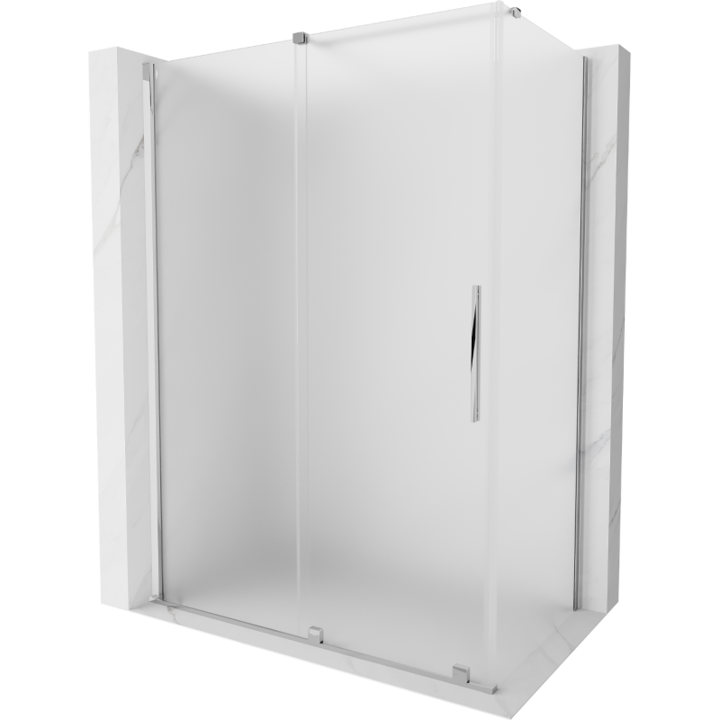 Mexen Velar cabina de dus glisanta 150 x 85 cm, mat, crom - 871-150-085-31-01