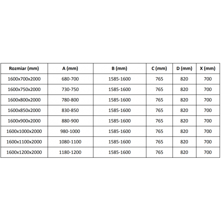 Mexen Velar cabina de dus glisanta 160 x 70 cm, inghetat, crom - 871-160-070-31-01