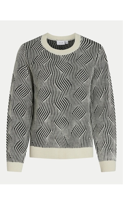 Vila Pulover Doreen 14099775 Bej Regular Fit, Acril