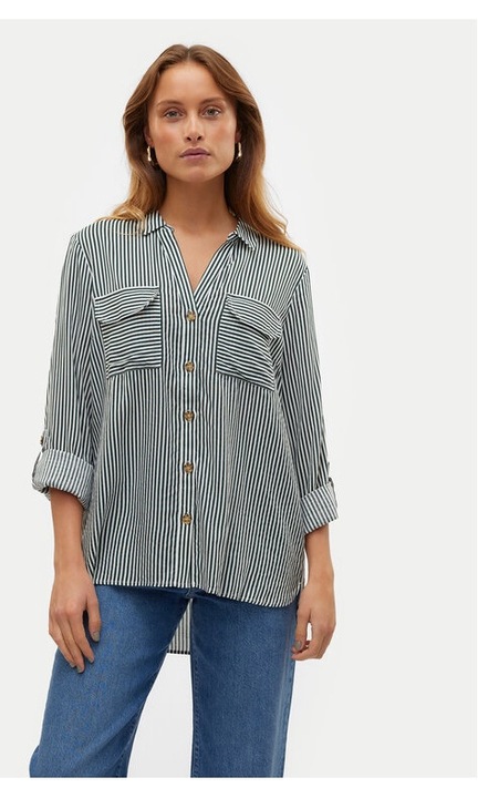 Vero Moda Bumpy ing 10275283 zöld normál szabású, viszkóz