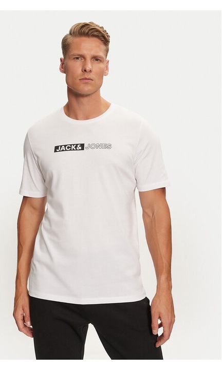 Jack&Jones Body póló 12233999 Fehér Standard szabású, Pamut, XL