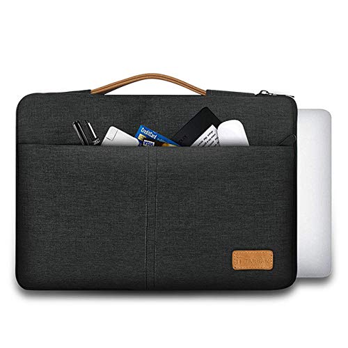 Husa universala tableta 13.3-14inch tip mapa, JENOUS®, Shock-Absorbing Technology, Eco-friendly Business Design, Negru