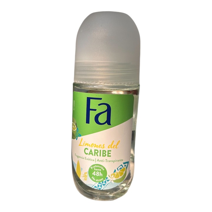 Deodorant Roll-On FA Women, Caribbean Lemon, 50 ml