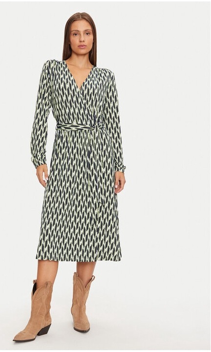 Olsen ingruha 13001788 zöld, normál szabású, viszkóz