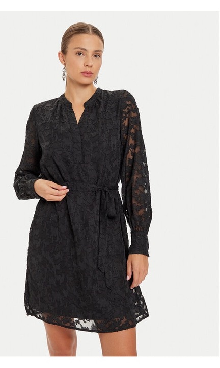 Vila Rochie cocktail Flema 14096983 Negru Regular Fit, Poliester