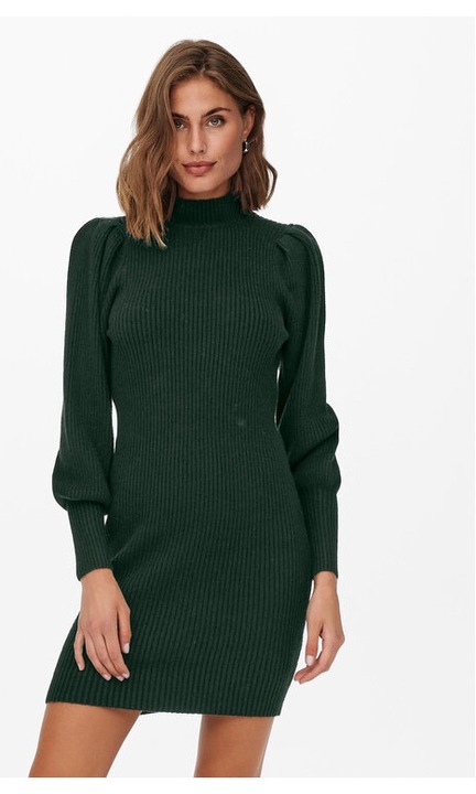 CSAK Kötött ruha 15232502 Green Comfort Fit, viszkóz