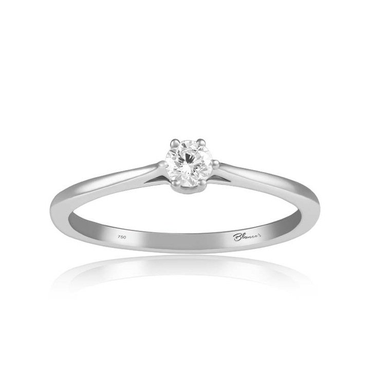 Inel Logodna Aur 18k Diamant BLANCO'S, RS0805-W55, Marime 55