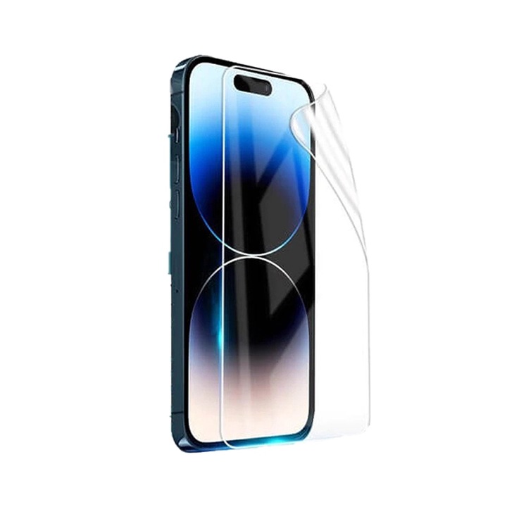 Протектор за екран, съвместим с Honor Magic 7 Lite, нечуплив мек хидрогел, първокласно закален, пълно лепило, пълно покритие на екрана, прозрачен