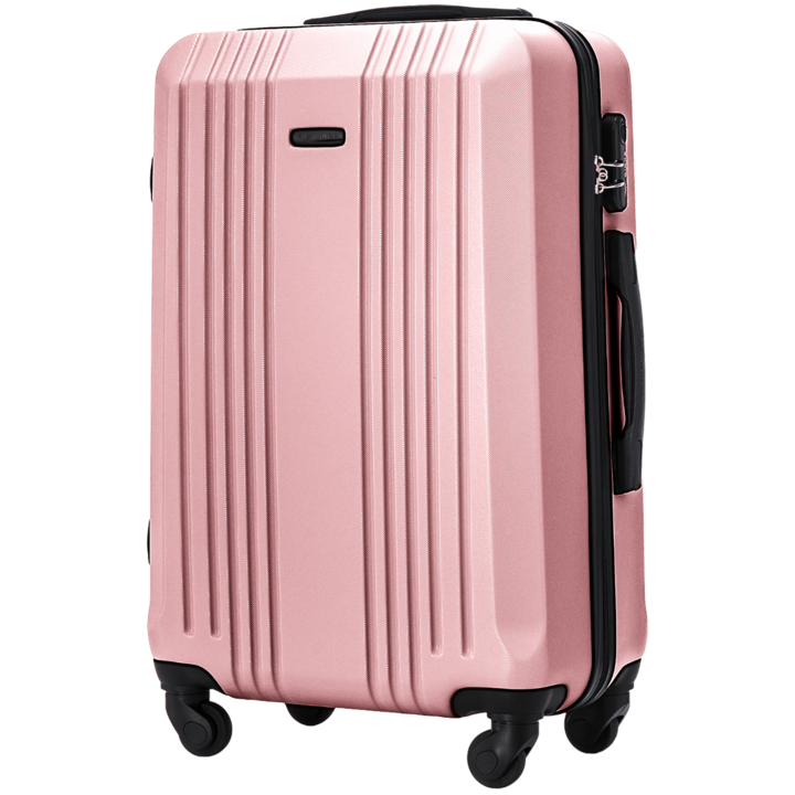 Troler Mediu Wings Kestrel 65x42x24cm ABS Roz Auriu