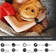 Ceas sportiv digital pentru copii, impermeabil, cu iluminare LED, alarma, cronometru, pedometru, curea din silicon, negru
