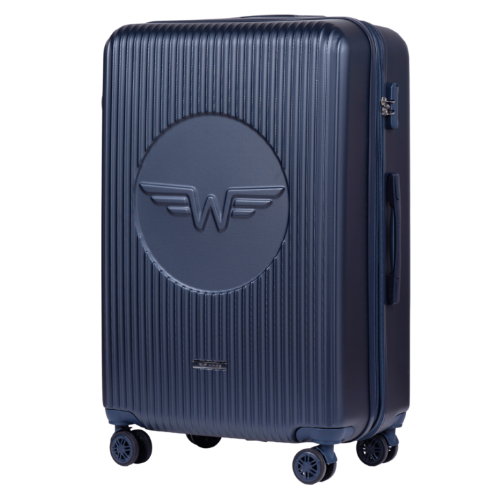 Troler mare Wings Swallow 3.0 75x48.5x29 cm ABS+ albastru