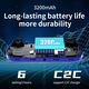Преносима конзола Anbernic RG40XX H, Емулатори PS1 GB N64, 64GB, Включени игри, Cortex A53 Quad Core, Wifi, Dual RGB Analog, Син