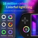 Преносима конзола Anbernic RG40XX H, Емулатори PS1 GB N64, 64GB, Включени игри, Cortex A53 Quad Core, Wifi, Dual RGB Analog, Син