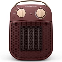 Aeroterma Rowenta My Nomad SO8231F0, 1800W, termostat reglabil, mod Eco, mod Turbo, maner pentru transport, protectie IP 21 pentru utilizarea in baie, oprire automata, rosu