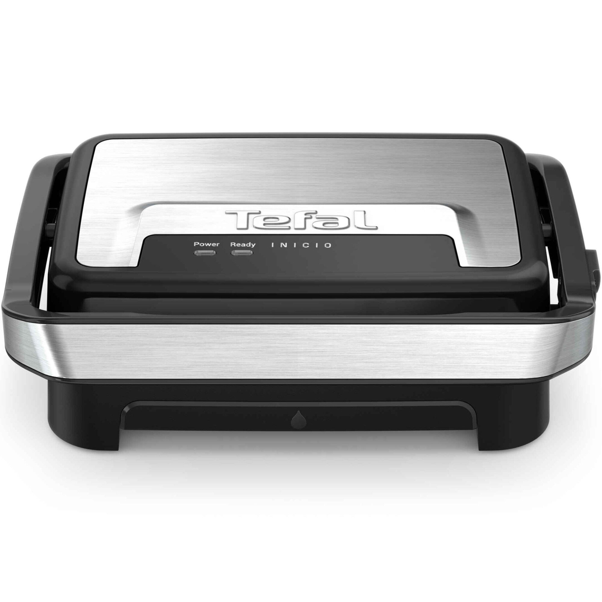 Gratar electric multifunctional Tefal Inicio Compact Grill GC270D10, 1000W, suprafata antiaderenta de gatit 23x14.5 cm, depozitare verticala, depozitare cablu, tavita suc detasabil