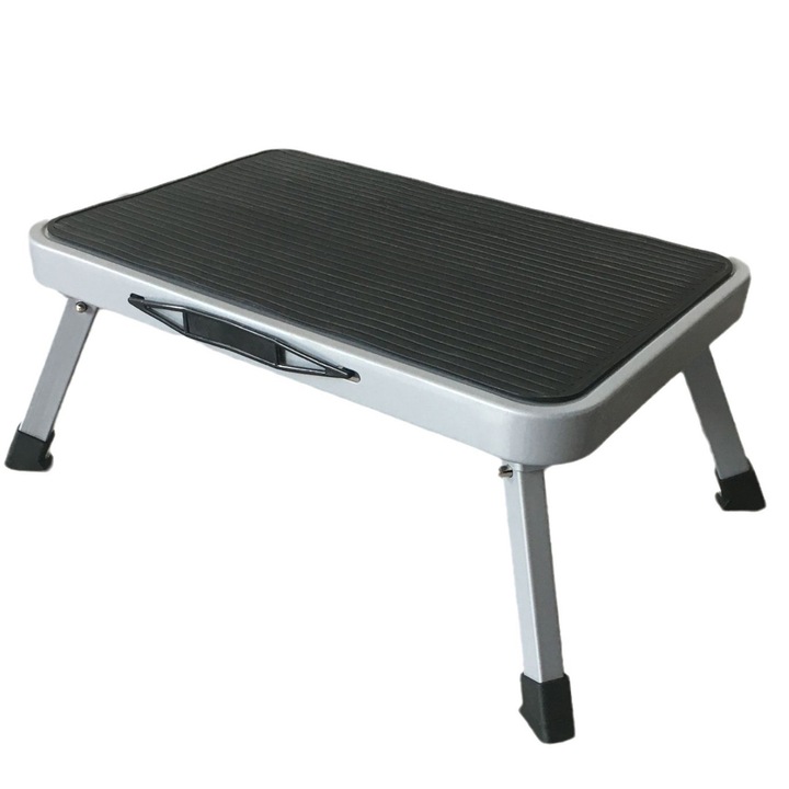Scaun pliabil ajustabil, Enforose, design compact, cadru din otel aliat, capacitate 150kg, ideal pentru acasa si camping