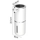 Dispenser de sapun, Cozevdnt, ABS, Alb, 20.5x11.6x8cm