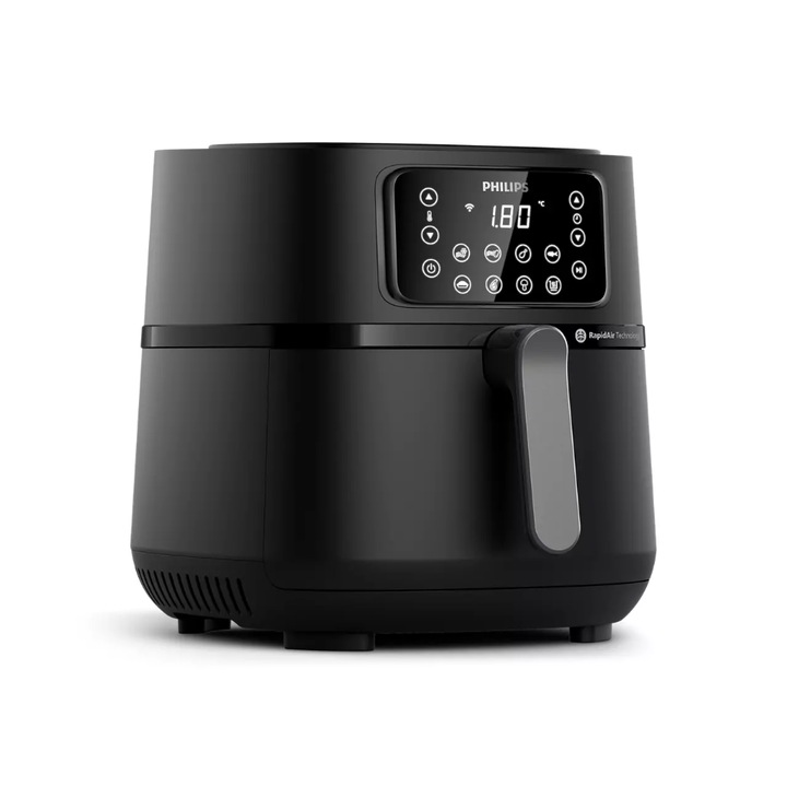 Уред за здравословно готвене Philips, 2000W, 7.2L, Черен, HD9285/90