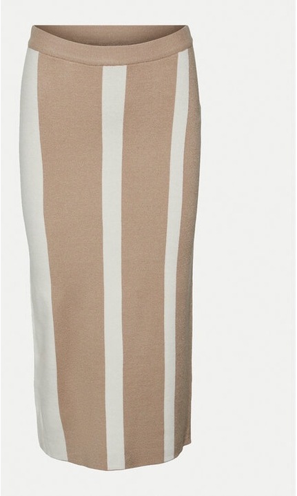 Vero Moda Златна Нова Арт Пола-Молив 10311360 Бежова Вталена Кройка, Вискоза