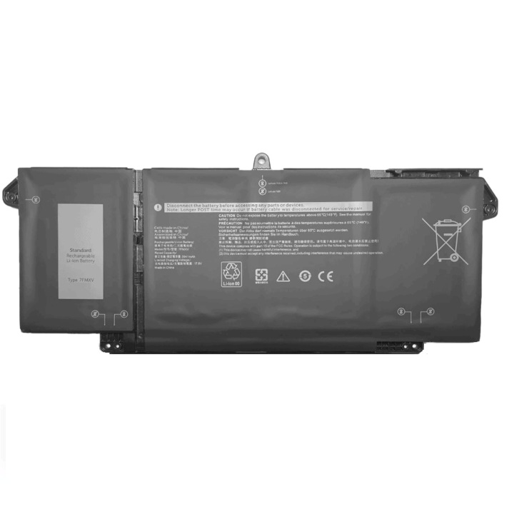 Премиум батерия за лаптоп Dell Latitude 5320 7320 7420 7520 9JM71 0TN2GY 4M1JN 7FMXV, 4 клетки, 3600mAh, литиево-йонна, черна