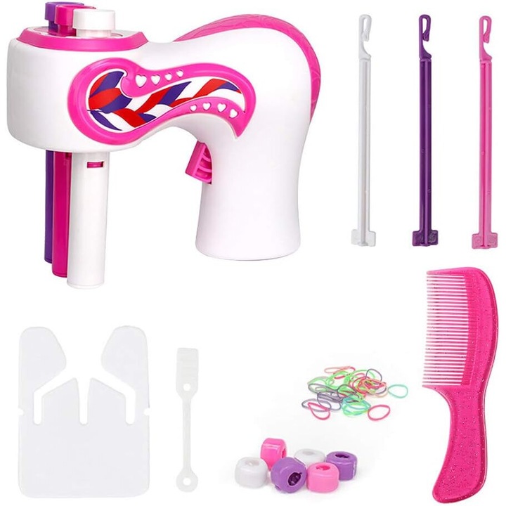 Ondulator Automatic Enforose, Set pentru Coafuri, Functie de Detectare Sensibila, Multicolor