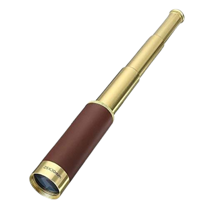 Телескопичен бинокъл Jormftte, 25x, 213g, злато