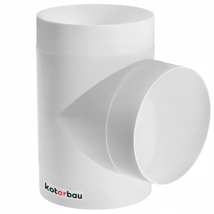 Conector canale ventilare, Kotarbau, Plastic, 150 x 234 mm, Alb