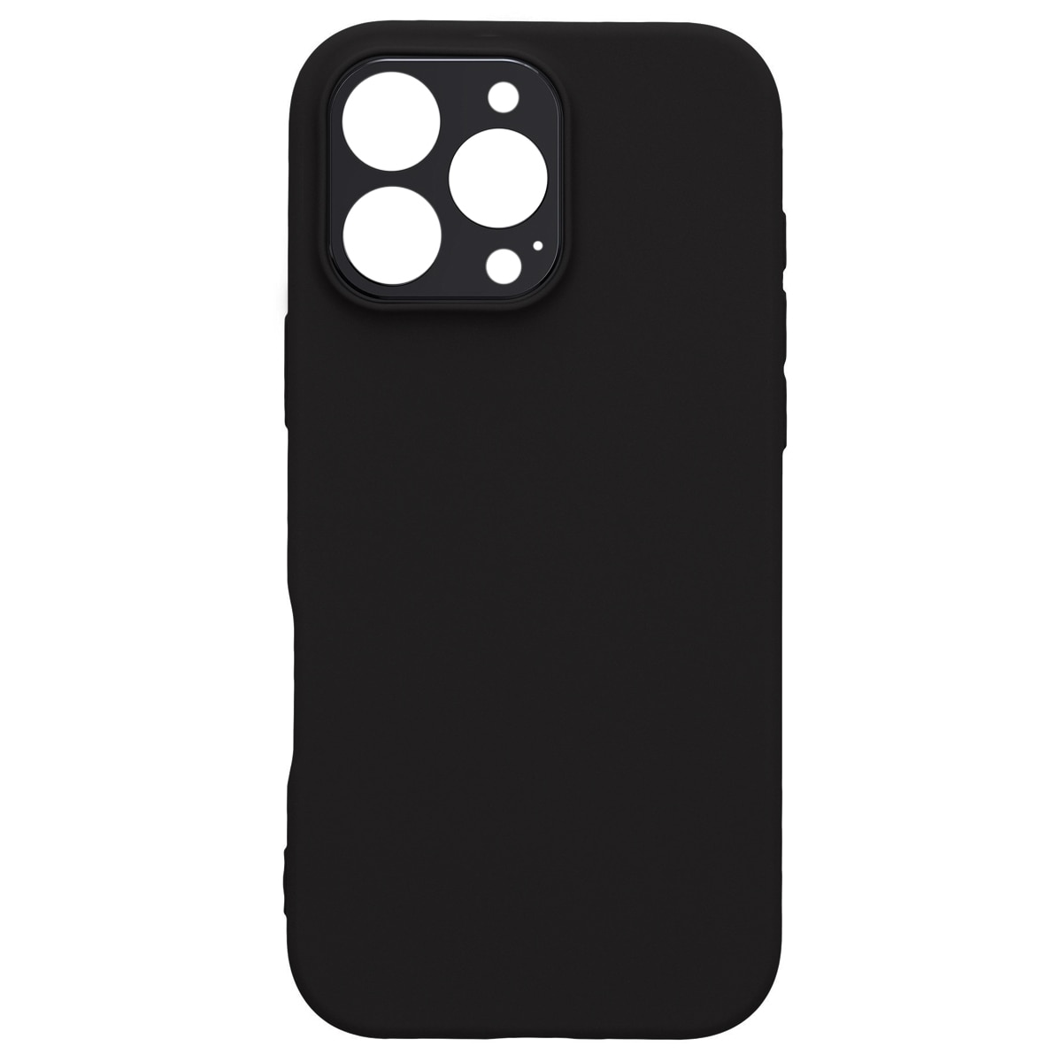 Husa pentru iPhone 16 Pro, Ultrasubtire, din silicon gel, Mata, anti-amprente, decupaje dedicate pentru lentile, porturi si butoane, 0.3mm, Frosted, Neagra