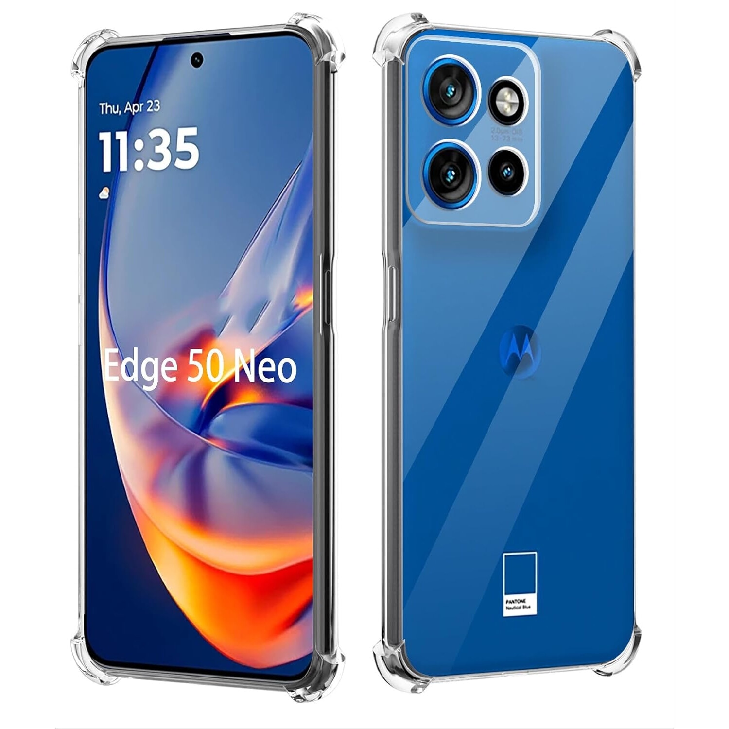 Husa pentru Motorola Edge 50 NEO Anti-Shock 1.5mm Reinforced 4 corners transparent