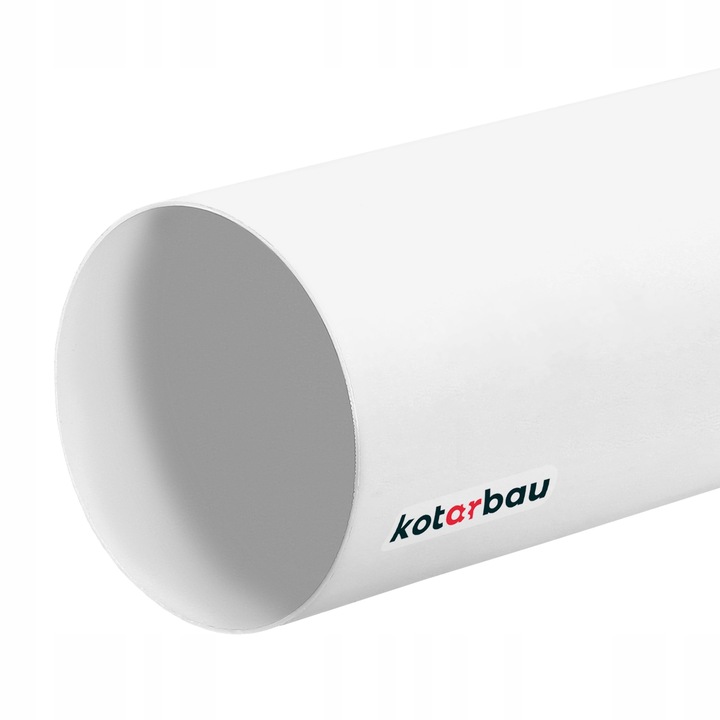 Conducta ventilare Kotarbau, 150x12,5cm, PVC, alb