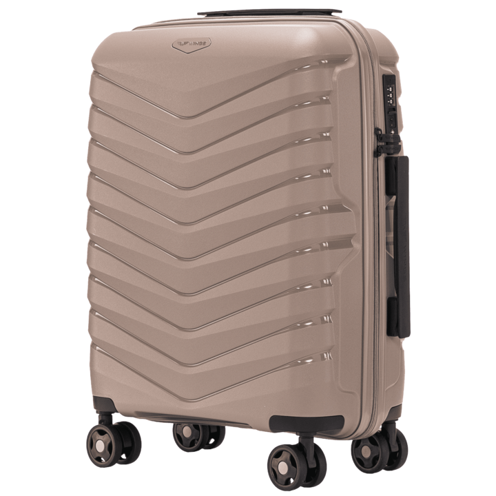 Кабинен куфар Wings Phoenix 56x41x21см полипропилен бежов