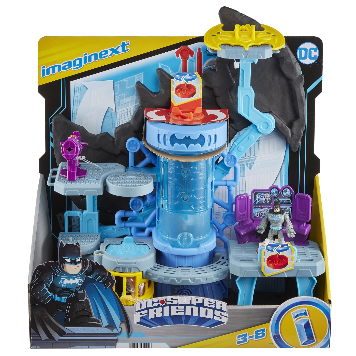 Set de joaca Fisher Price Imaginext DC Super Friends - Bat Tech Batcave