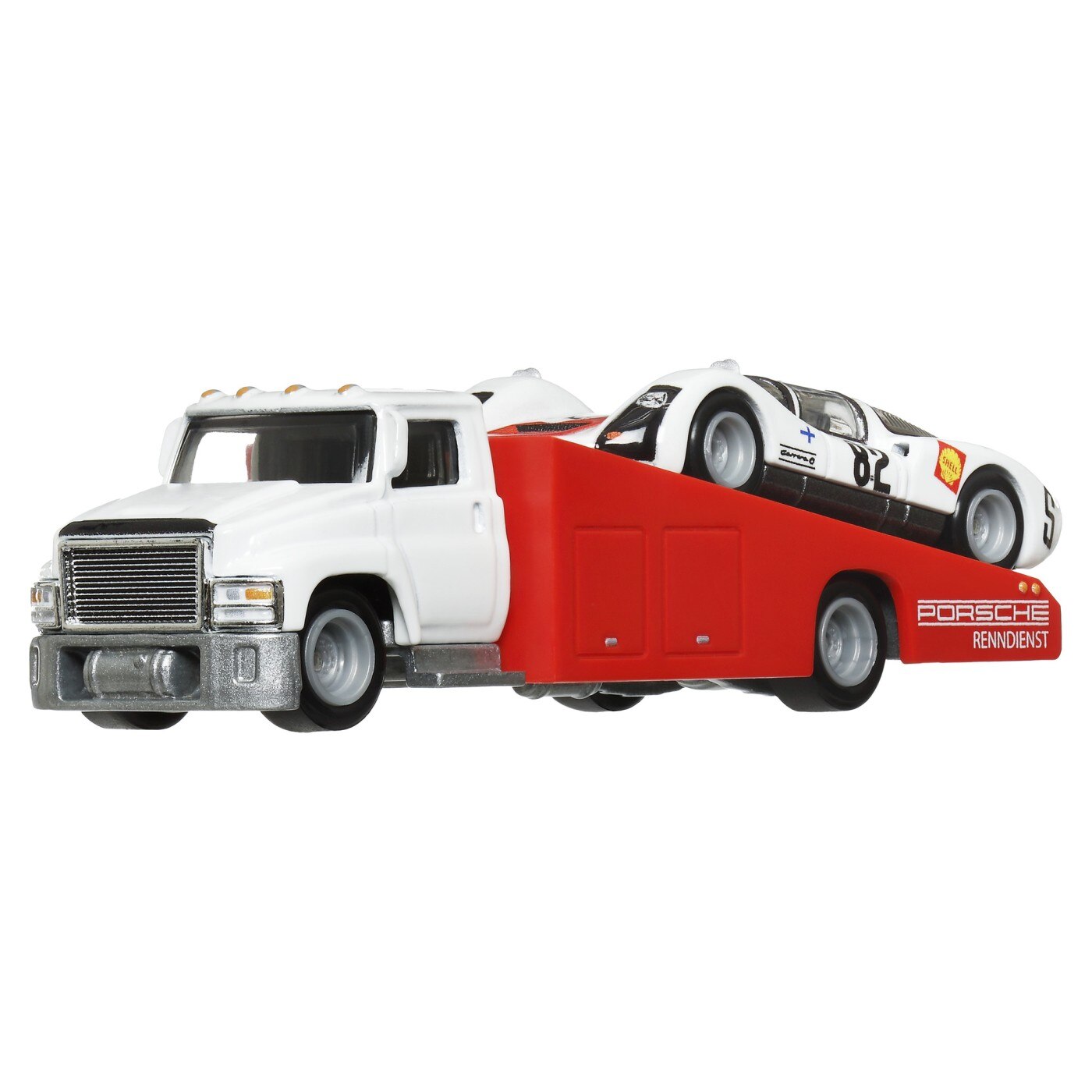 Set masinute Hot Wheels Car Culture - Team transport, Porsche