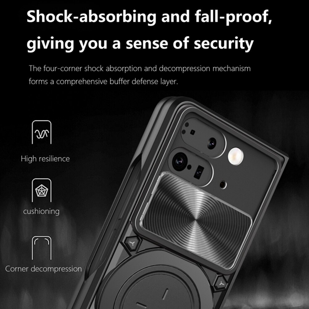 Husa Fold pentru Google Pixel 9 Pro - Seria Camguard Pro - Mov