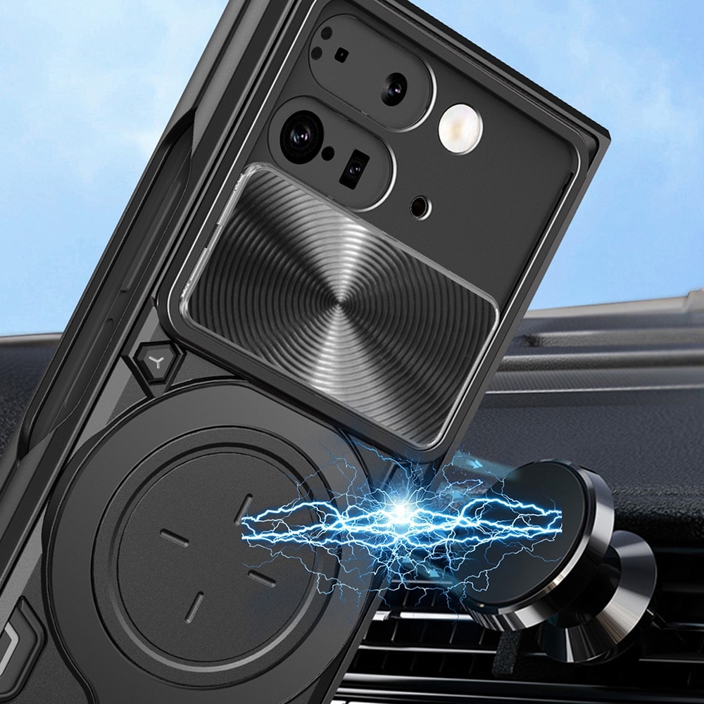Husa Fold pentru Google Pixel 9 Pro - Seria Camguard Pro - Mov