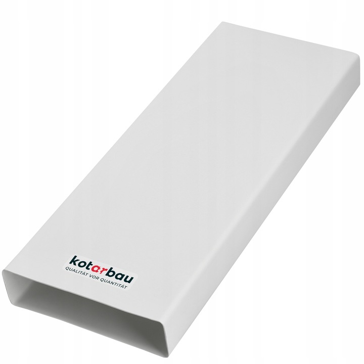 Canal ventilare plat, Kotarbau, 204 x 60 x 500 mm, alb