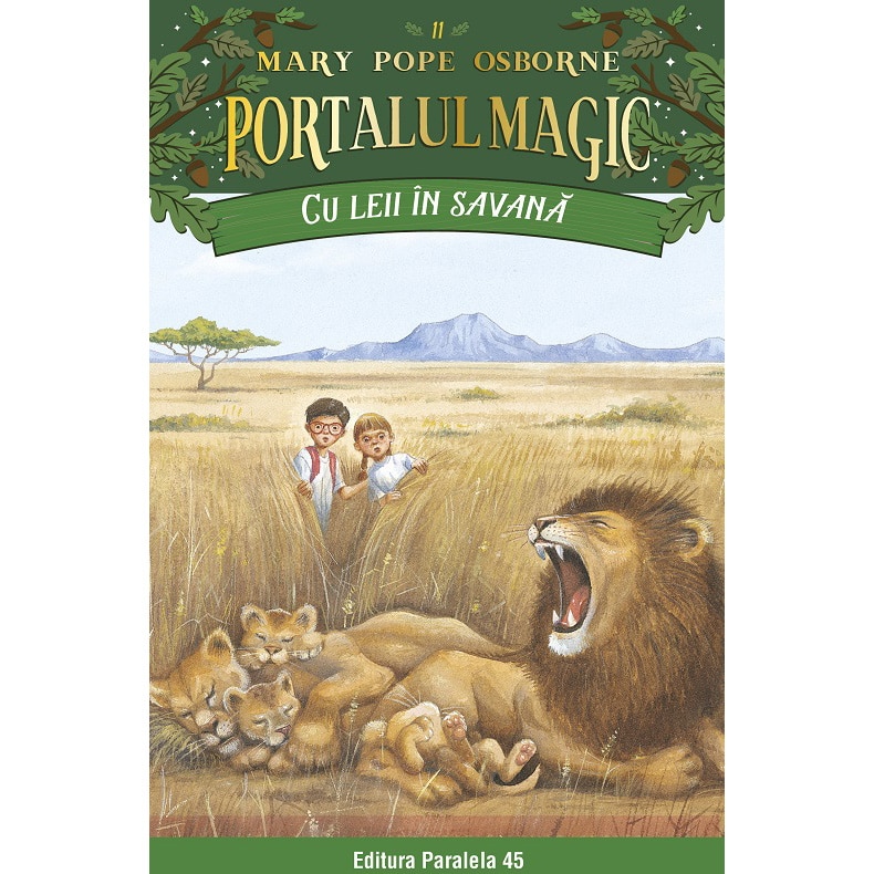 Cu leii in savana. Portalul magic nr. 11