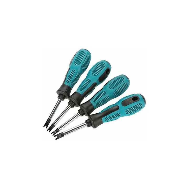 Y-típusú csavarhúzó készlet, Enforose, króm-vanádium acél, ergonomikus fogantyúk, M1.7-M2.6 méretek