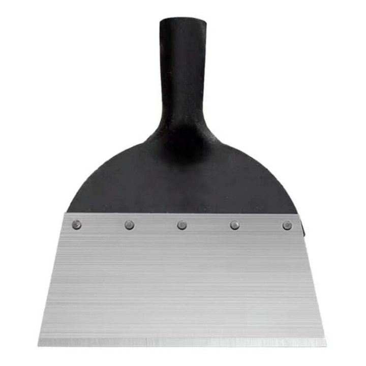 Multifunkciós kerti tisztítólapát, AMRINUGL, vastag mangánacél pengével, kopásálló, fa nyéllel